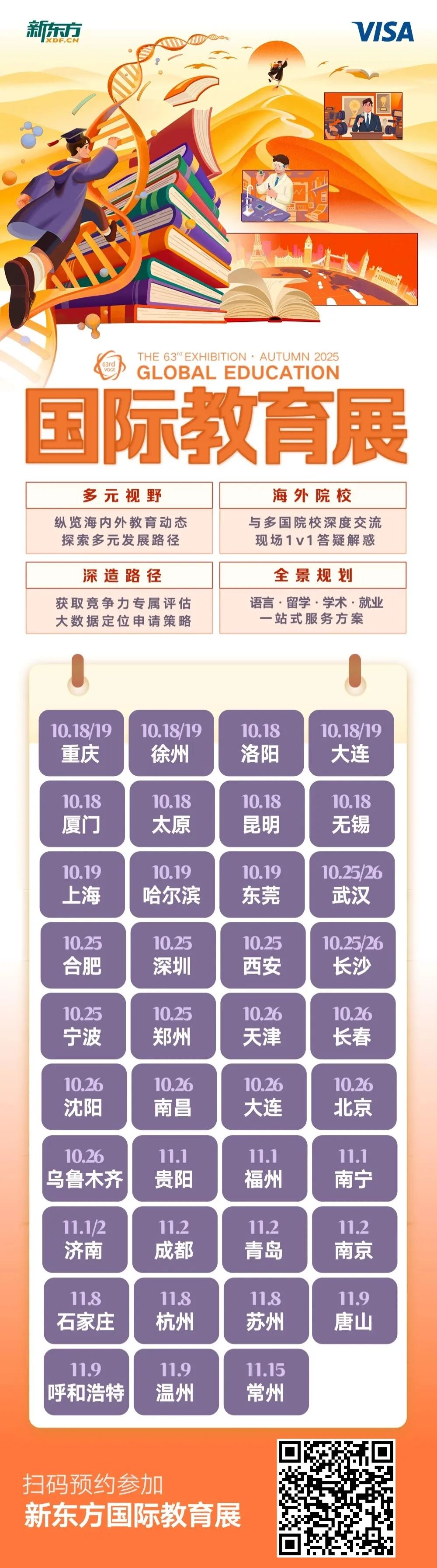 新东方国际教育展海报