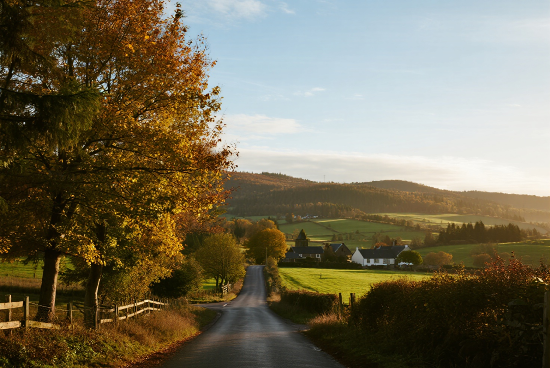爱尔兰秋日乡村风光